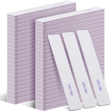 150 Pcs 100/180 Grit Grit Nail Files Double Sided for Manicure picture
