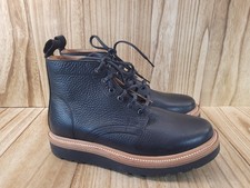 Wilcox Boots Size 10 Black Kern Goodyear Welt Leather Wedge Sole  NICE / EUC picture