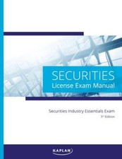 Kaplan Securities Investment Essentials (SIE) License Exam Manual, 3rd  - GOOD picture