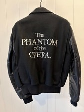 Vintage Phantom Of the Opera Leather Cast Jacket, Men's size L-good condition picture