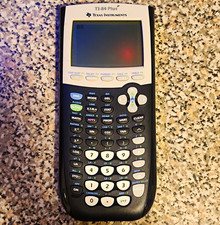 Texas Instruments TI-84 Plus Graphing Calculator LCD W Cover Works picture