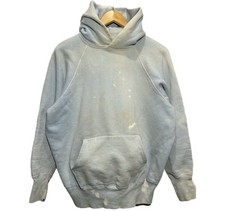 Vintage 50s 60s Double Face Brent Blues on Faded Hoodie Sweatshirt Size Large picture
