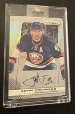 2013-14 Panini Prizm John Tavares Auto Silver SP #A-JT Auto /20 Islanders LEAFS picture