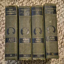 Mark Twain Complete Works Authorized Ed Vols 3-6 Harper NY Cloth Illustrated picture
