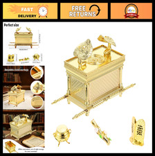 Biblical Ark of the Covenant Model Replica - Tabernacle Decor with Aaron's Rod, picture