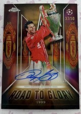 Ryan Giggs Topps Chrome Road to Glory Autograph 37/50 Manchester United picture