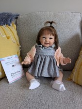 Paradise Galleries Baby Girl Doll Blue Eyes Brown Hair- Sweetie Pie picture