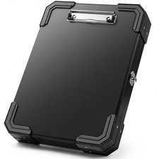 Sooez Heavy Duty Metal Clipboard with Storage & Reinforced Corners, Black picture
