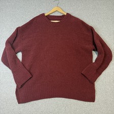 Aerie Women’s Chunky Knit Sweater Size M Cozy Oversized Ribbed Trims picture