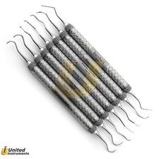 Superior Set Of Periodontal Curettes / Scaler Dental Hygienist Pick Instruments picture