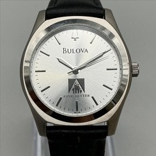 Bulova IHC 30th Anniversary Womens Watch 30mm Silver Tone Leather New Battery picture