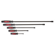 Mayhew 61366 Dominator Curved Pry Bar Set 5 Piece USA Made Heavy Duty Steel picture