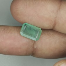 2.53 ct amazing natural zambian emerald with certification for making jewelry picture