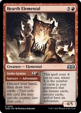 NM - Hearth Elemental WOE - 136 Wilds of Eldraine picture
