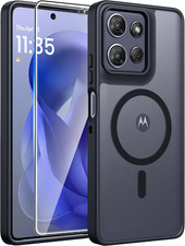 Motorola Moto G Power 2026/2025 Case with Screen Protector, Military Grade Black picture