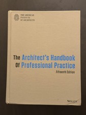 AIA The Architect's Handbook of Professional Practice, 15th Ed Hardcover NO CD  picture