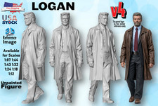 Loogans UNPAINTED Figure 1/87 1/64 1/43 1/32 1/24 1/18 1/12 Scale US Stock picture