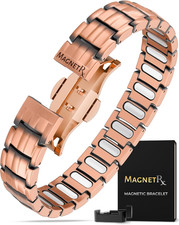® Ellipsemax 5X Strength Magnetic Copper Bracelet for Men picture