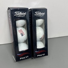 RARE Fitleist Pro V1 Golf Balls Lot Of 2 Boxes | Stars & Stripes Precision picture