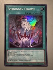 YUGIOH FORBIDDEN CROWN (SPELL) ASIA ENGLISH EDITION BPRO-AE067 SUPER RARE picture