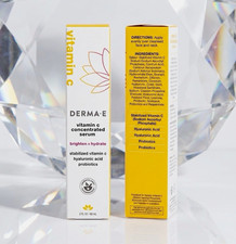 Derma E Vitamin C Serum Brighten Hydrate Hyaluronic Acid Probiotics 2 fl oz picture