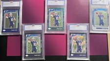2024 Drake Maye Patriots TGA 9 Panini DR Optic 5-Card Partial Rainbow Lot #229 picture