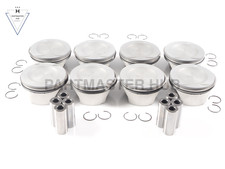 2012-2019 Mercedes Benz Engine Piston w/Rings 8PCS 0.50mm 5.5 V8 M157 1570300517 picture
