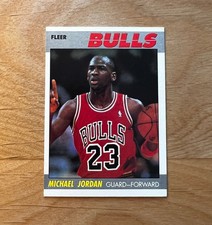 Michael Jordan Fleer 1987-88 #59 Vintage Chicago Bulls MJ GOAT picture