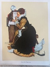 VTG Norman Rockwell Lithograph - TCPC 
