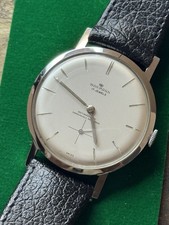 Wakmann Calatrava Watch Small Seconds Hand Grey On Grey Rare Vintage Working Con picture