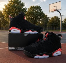 Jordan 6 High Retro Black Infrared Retro 2019  - (MEN SIZE US 7-12) picture