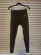the Gymshark Vital Seamless 2.0 Leggings in the Strong Grey Marl color picture