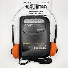 Sony Walkman WM-FX303 AM/FM Cassette Player - New Belt - Reconditioned picture