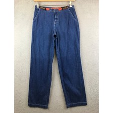 Vintage No Excuses Jeans Women's 7/8 High Rise blue picture