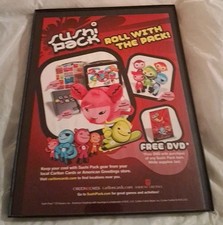 Sushi Pack Carlton Cards 2008 Framed Print Ad 8.5x11  picture