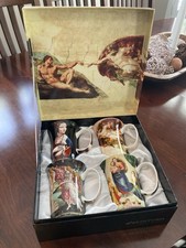 Beautiful McIntosh Old Masters Renaissance/4 Mugs/Lady With An Ermine,….. picture