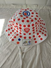 E.Leclerc Tour de France Polka Dot Bucket Hat New 58cm King of Mountains picture