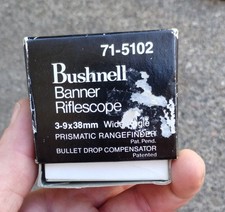 Vintage Bushnell Banner 3-9x38mm Rifle Scope Bullet Drop Compensator 71-5102 picture