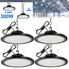 4X 300W UFO LED High Bay Light Factory Warehouse Industrial Commercial Fixtures picture