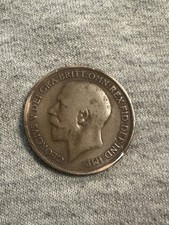 1918 One penny Coin.   picture
