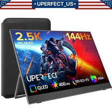 UPERFECT Portable Gaming Monitor 144Hz 2K, 16” 100% DCI-P3 QLED Portable Monitor picture