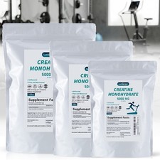 2.2~10LB Pure Creatine Monohydrate Powder 5000mg Per Serving Micronized Creatine picture