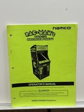 ORIGINAL-NAMCO-PAC MAN'S ARCADE PARTY-OPERATORS MANUAL picture