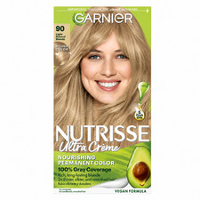 Garnier Hair Color Nutrisse Nourishing Creme, 90 Light Natural Blonde (Macadamia picture