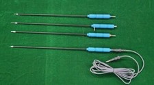 4pc Laparoscopic Spatula/L-Hook/J-Hook/Aspiration Needle 5mmx330mm Instruments picture