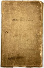 1823 ARITHMETIC CIPHERING BOOK TOWN FEMALE TEACHER SIGNED DUDLEY MA THOMPSON CT picture