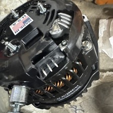 HIGH 300 AMP ALTERNATOR BLACK ONE 1 WIRE FOR GMC CHEVY FOR SECONDARY DUAL SYSTEM picture
