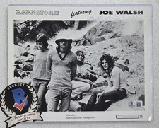 JOE WALSH SIGNED BECKETT BAS COA 8X10 PROMO PHOTO THE EAGLES MUSIC AUTOGRAPHED picture