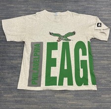 Vintage Philadelphia Eagles Starter T-Shirt Rap Around Logo 90s NFL Men’s XL picture