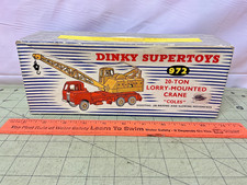 Vintage Dinky Supertoys 20 Ton Lorry-Mounted Crane 972 with box picture
